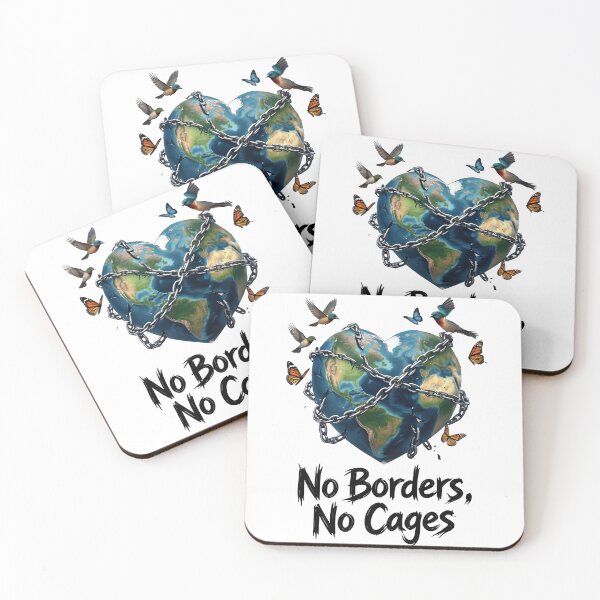 Item preview, No Borders, No Cages designed and sold by Uglyandcute.
