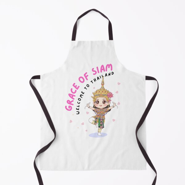 Item preview, Grace of Siam – Cute Thai Traditional Dancer Chibi Illustration designed and sold by Beeform.