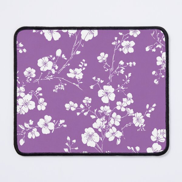 Item preview, Lavender White Cherry Blossom Stencil Pattern designed and sold by GrinGalore.