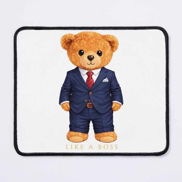 Item preview, Business Teddy Bear - The Boss in Suit and Tie designed and sold by CuteBear87.