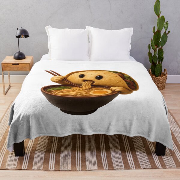 Item preview, Taco Eating Ramen | Funny Surreal Food Illustration designed and sold by PRfoxy.