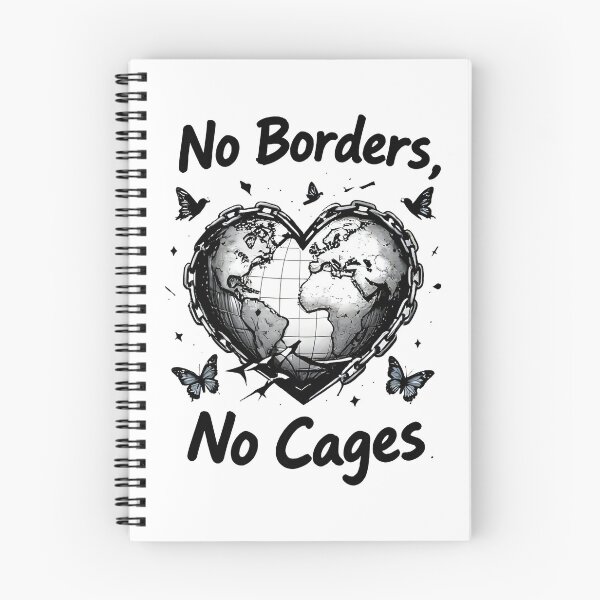 Item preview, No Borders, No Cages designed and sold by Uglyandcute.