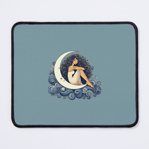 Item preview, Woman sitting on the moon designed and sold by JustinCN2607.
