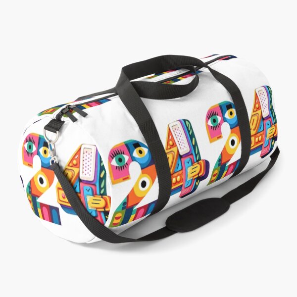 Item preview, Bold 24 Number Art - Colorful Surreal Eyes Geometric Typography 24 Birthday Print designed and sold by DesignArtist.ia.