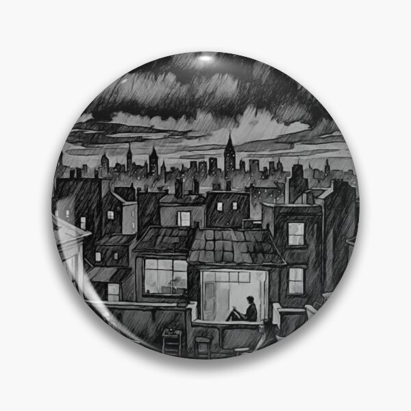 Item preview, Urban Serenity Through the Window black and white#4 designed and sold by Helios Be. Lavsh.