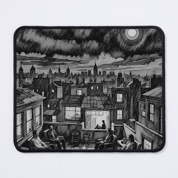 Item preview, Urban Serenity Through the Window black and white#4 designed and sold by Helios Be. Lavsh.