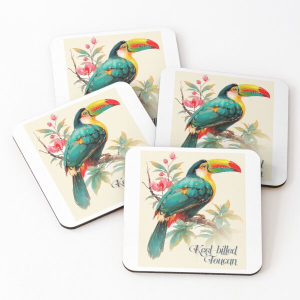 Item preview, Tropical Majesty: Keel-Billed Toucan in Bloom designed and sold by ForeverPrintsOK.