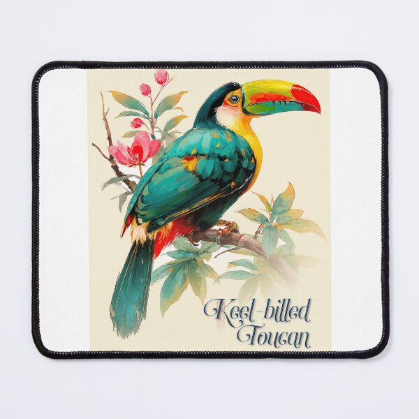 Item preview, Tropical Majesty: Keel-Billed Toucan in Bloom designed and sold by ForeverPrintsOK.