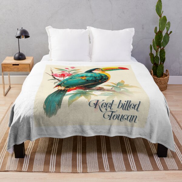 Item preview, Tropical Majesty: Keel-Billed Toucan in Bloom designed and sold by ForeverPrintsOK.
