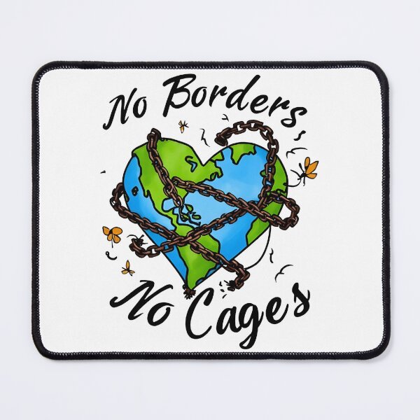 Item preview, No Borders, No Cages designed and sold by Uglyandcute.