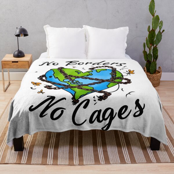 Item preview, No Borders, No Cages designed and sold by Uglyandcute.