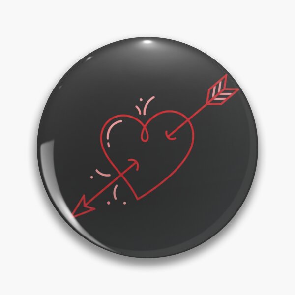 Item preview, Cupid’s Arrow Heart – Minimal Valentine T-Shirt Design designed and sold by COYOTE.