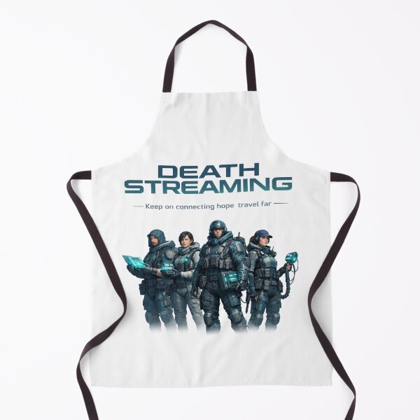 Item preview, Death Streaming – Futuristic Courier Squad Sci-Fi Connection Art designed and sold by Graphic Therapist.