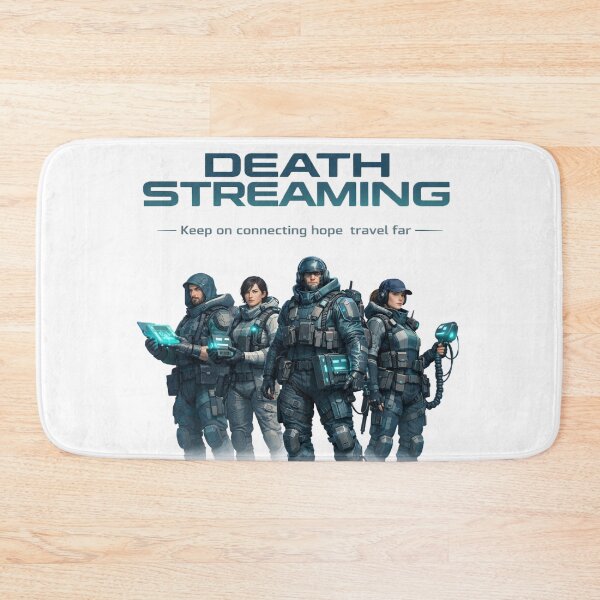 Item preview, Death Streaming – Futuristic Courier Squad Sci-Fi Connection Art designed and sold by Graphic Therapist.