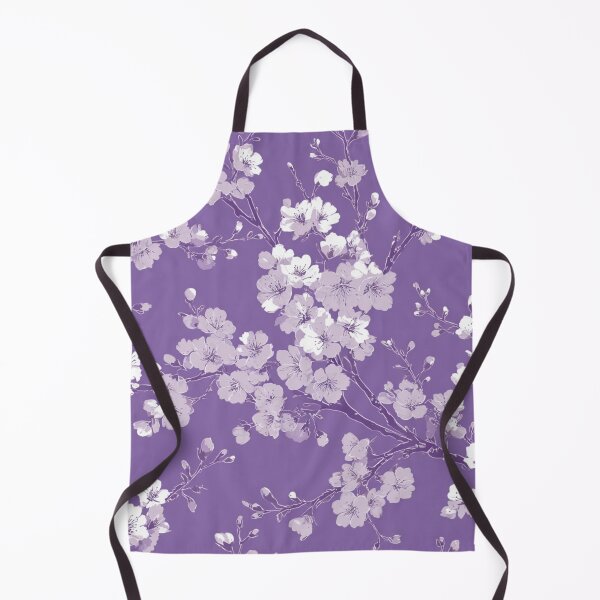 Item preview, Lavender White Cherry Blossom Translucent Pattern designed and sold by GrinGalore.