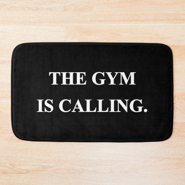 Item preview, The Gym Is Calling Minimalist Workout Quote designed and sold by Mikidesign1988.