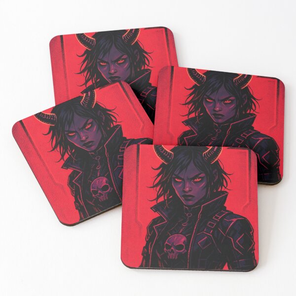 Item preview, Cyberpunk demon girl designed and sold by RESToRAPTOR.