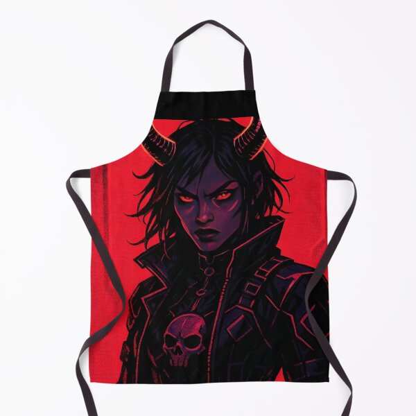 Item preview, Cyberpunk demon girl designed and sold by RESToRAPTOR.