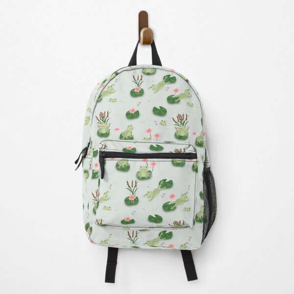 Item preview, Cute Frogs in Lily Pond Pattern designed and sold by idovedesign.