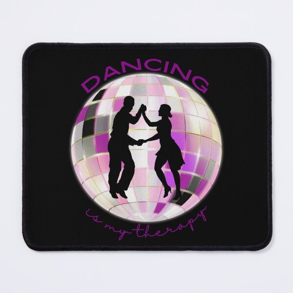 Item preview, Retro Dancing Couple Silhouette with Disco Ball designed and sold by S-and-W-4ever.