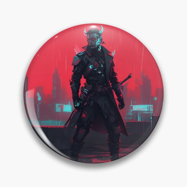 Item preview, Cyberpunk demon hunter designed and sold by RESToRAPTOR.