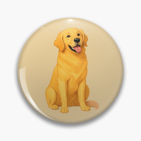 Item preview, Golden Retriever Happy Dog Sitting designed and sold by snoutabout.
