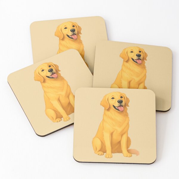 Item preview, Golden Retriever Happy Dog Sitting designed and sold by snoutabout.