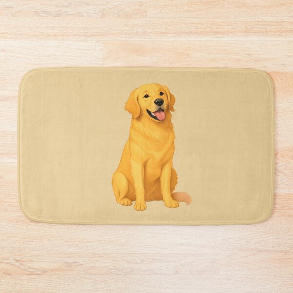 Item preview, Golden Retriever Happy Dog Sitting designed and sold by snoutabout.