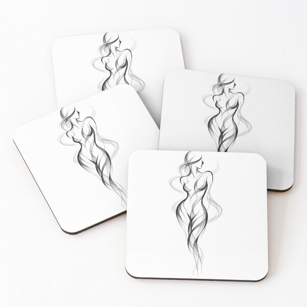 Item preview, Abstract Female Silhouette Smoke designed and sold by Paninides.