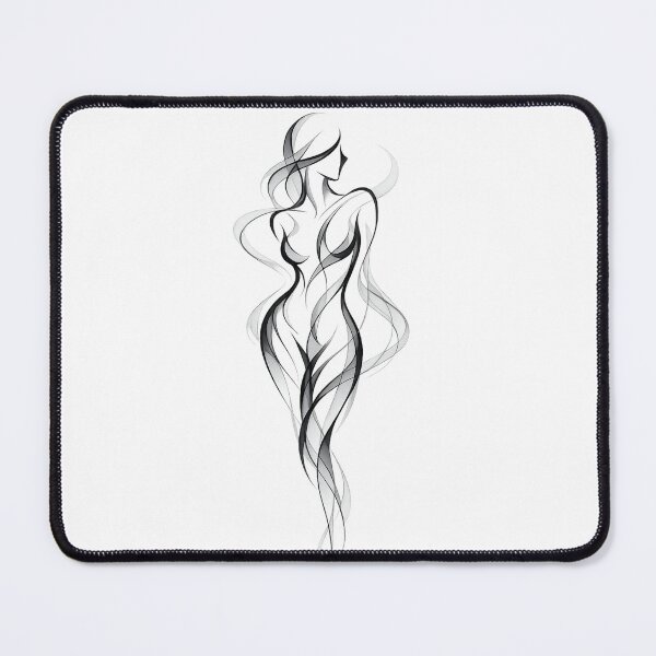 Item preview, Abstract Female Silhouette Smoke designed and sold by Paninides.