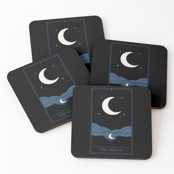 Item preview, Minimal Tarot The Moon designed and sold by Paninides.