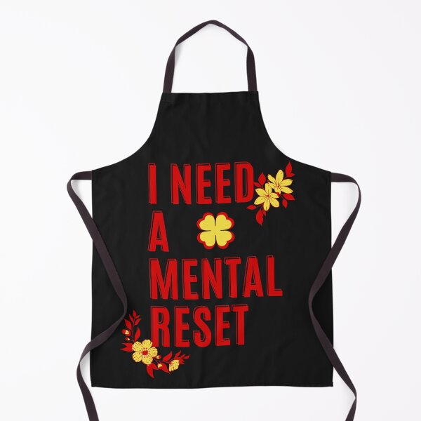 Item preview, I Need a Mental Reset – Floral Self Care Quote Design designed and sold by InnerOutDesigns.