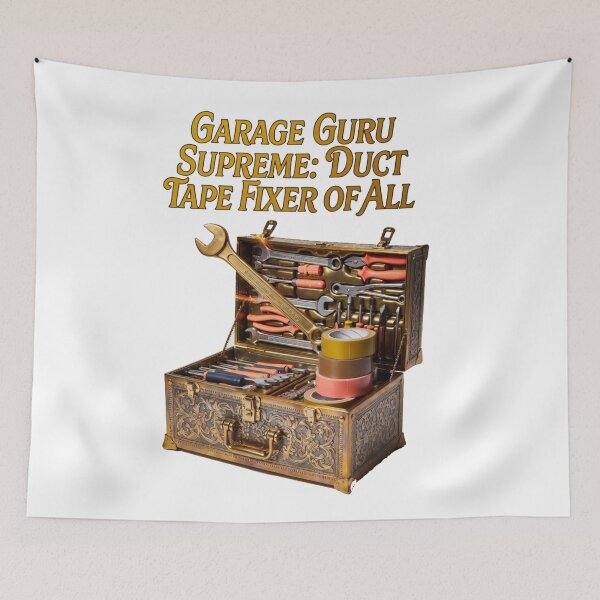 Item preview, Garage Guru Supreme T Shirt, Duct Tape Fixer Mug, Funny Dad Gift designed and sold by YMLux.