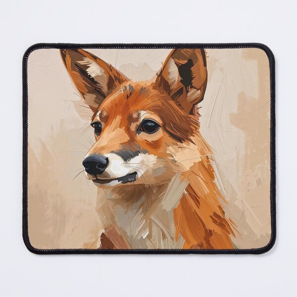 Item preview, Rustic Fox: Modern Impasto Autumn Wildlife Portrait designed and sold by Cozyartsss.