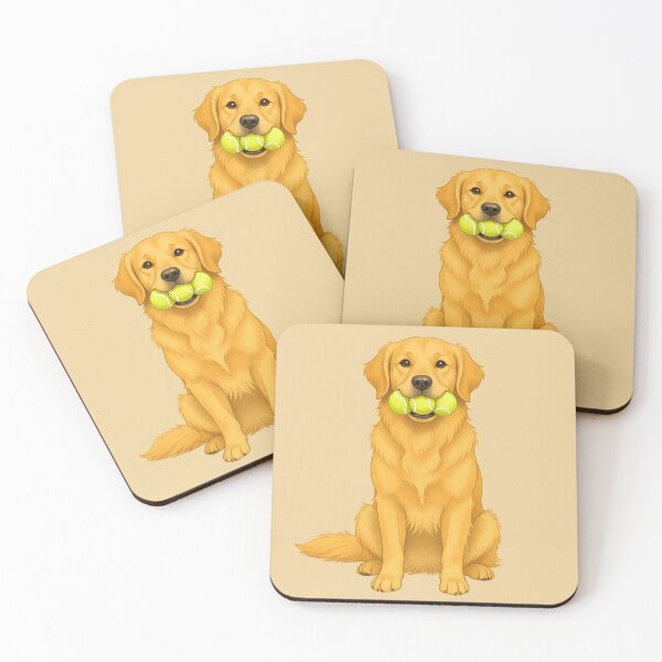 Item preview, Golden Retriever Ready For A Game Of Fetch The Ball designed and sold by snoutabout.