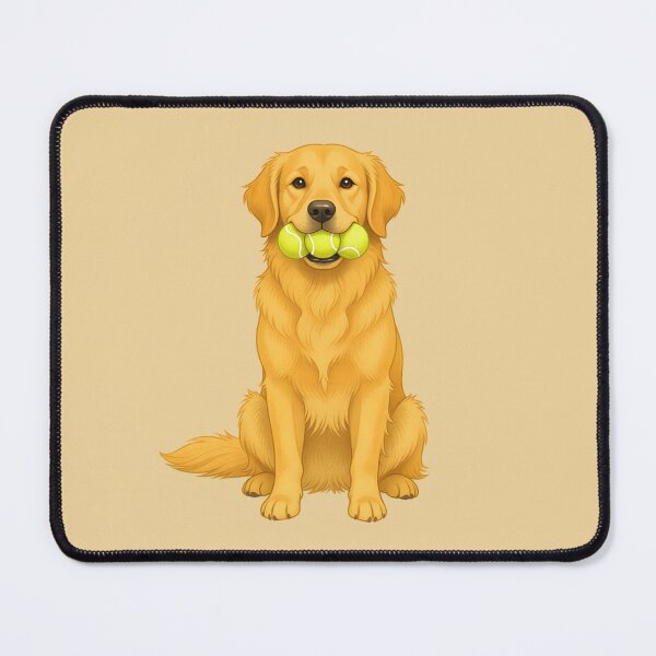 Item preview, Golden Retriever Ready For A Game Of Fetch The Ball designed and sold by snoutabout.