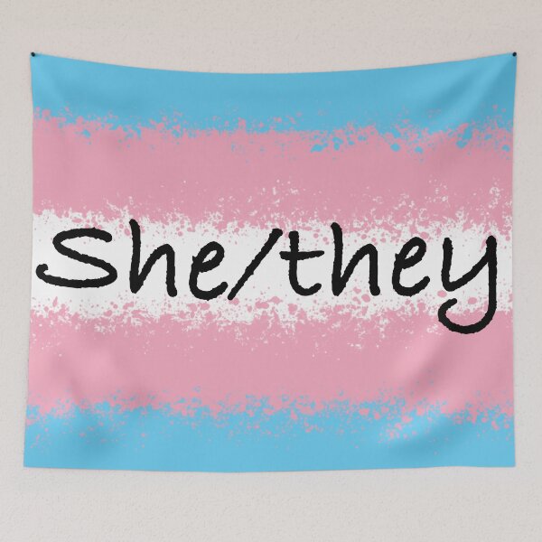 Item preview, Trans flag designed and sold by ChloeNoa.