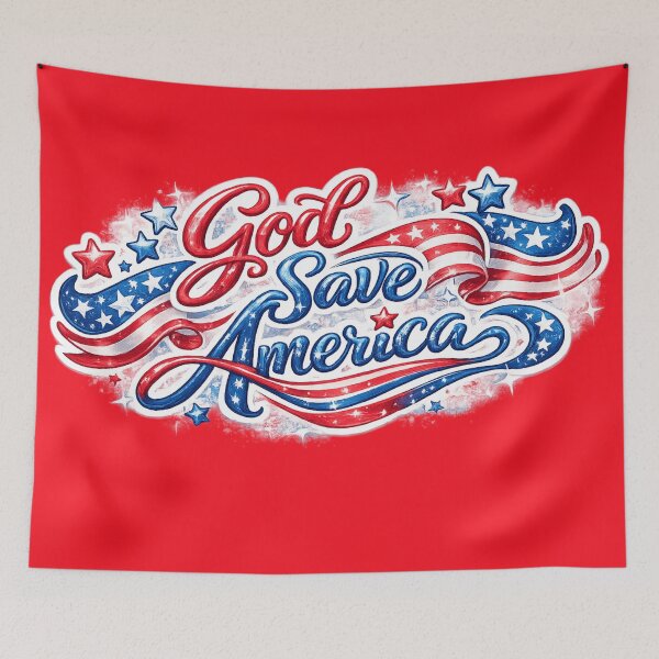 Item preview, God save America  designed and sold by Roxburylane.