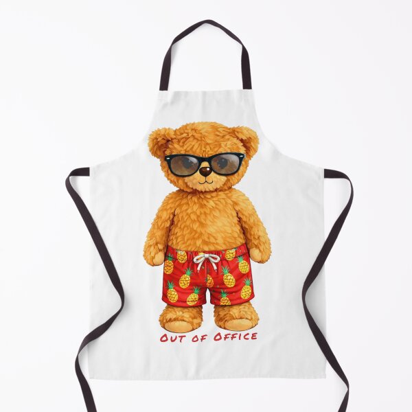 Item preview, Cool Summer Teddy Bear with Sunglasses and Pineapple Shorts designed and sold by CuteBear87.
