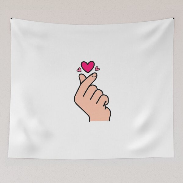 Item preview, Cute Korean Finger Heart designed and sold by xMErCUrY03x.
