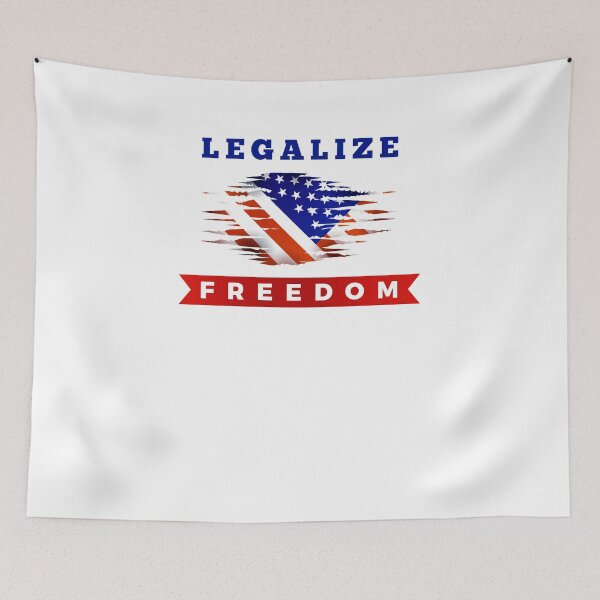 Item preview, Legalize Freedom designed and sold by TeeTimeGuys.