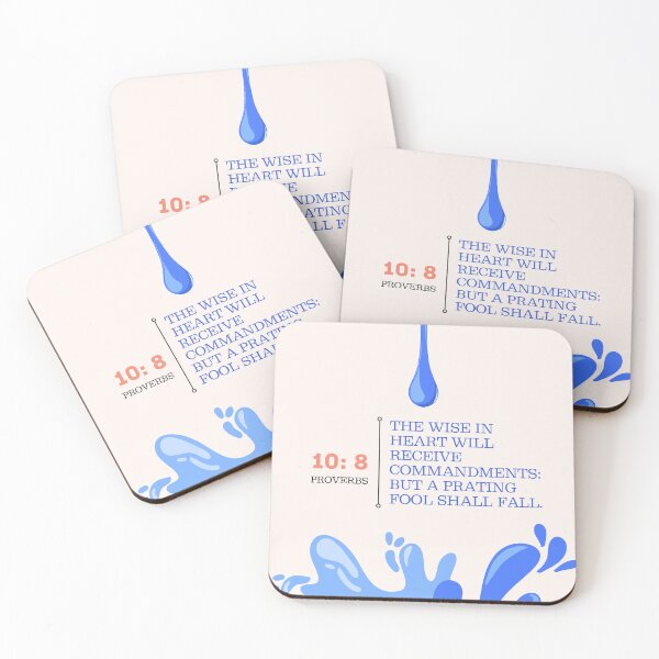 Item preview, Proverbs 10:8 designed and sold by Undonemadenew.