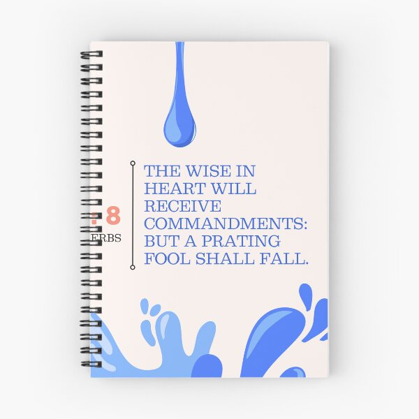 Item preview, Proverbs 10:8 designed and sold by Undonemadenew.