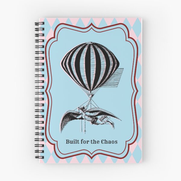 Item preview, Built for Chaos Vintage Circus Hot Air Balloon Art designed and sold by CindyRandomVibes.