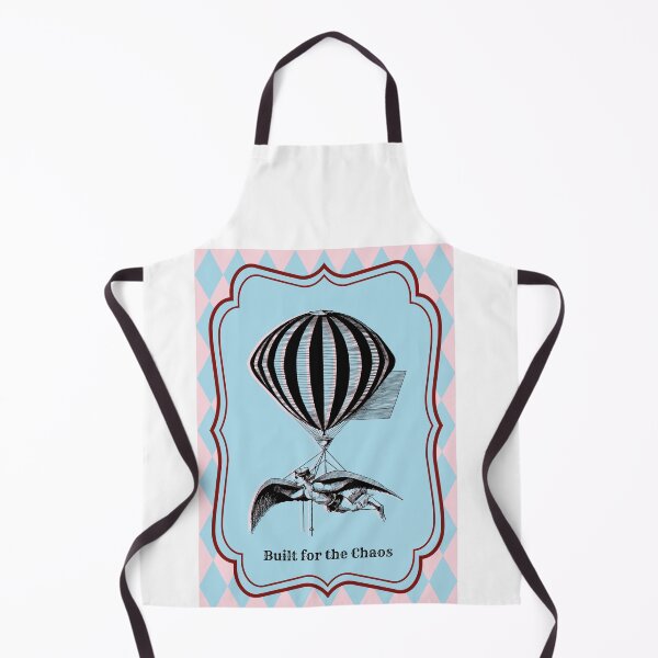 Item preview, Built for Chaos Vintage Circus Hot Air Balloon Art designed and sold by CindyRandomVibes.