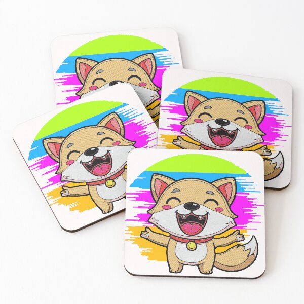 Item preview, Kawaii Puppy with Open Arms – Cute Design with Pastel Colored Background designed and sold by AstronautMerch.