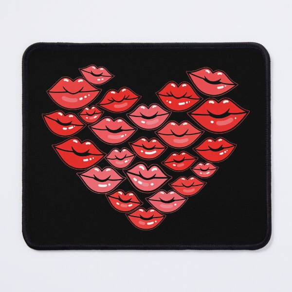 Item preview, Kiss Lips Heart Valentine Love Valentines Day designed and sold by OlakunleOloroz.