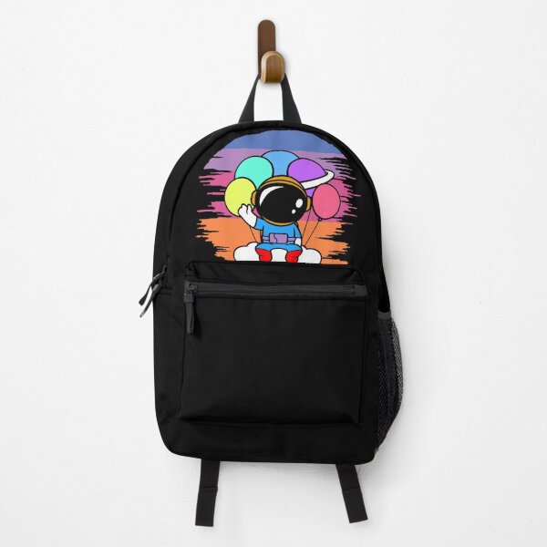 Item preview, Astronaut on a Colorful Balloon – Dreamy Design with a Multicolored Background designed and sold by AstronautMerch.