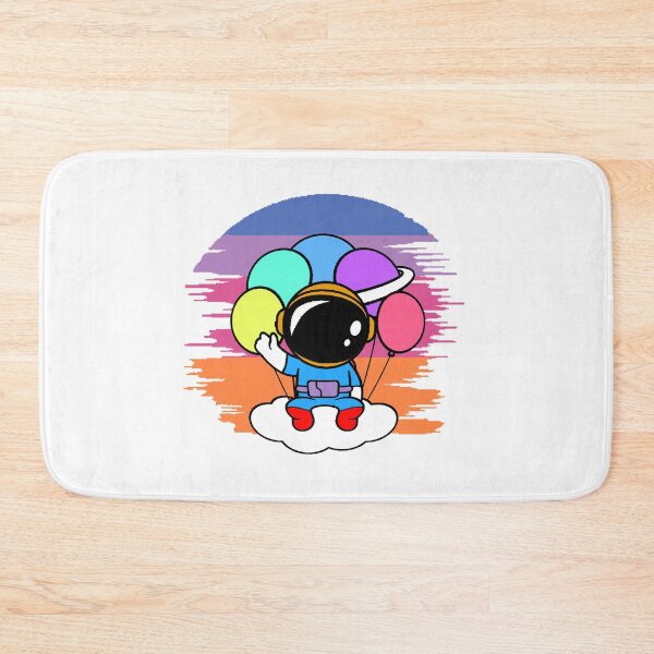 Item preview, Astronaut on a Colorful Balloon – Dreamy Design with a Multicolored Background designed and sold by AstronautMerch.