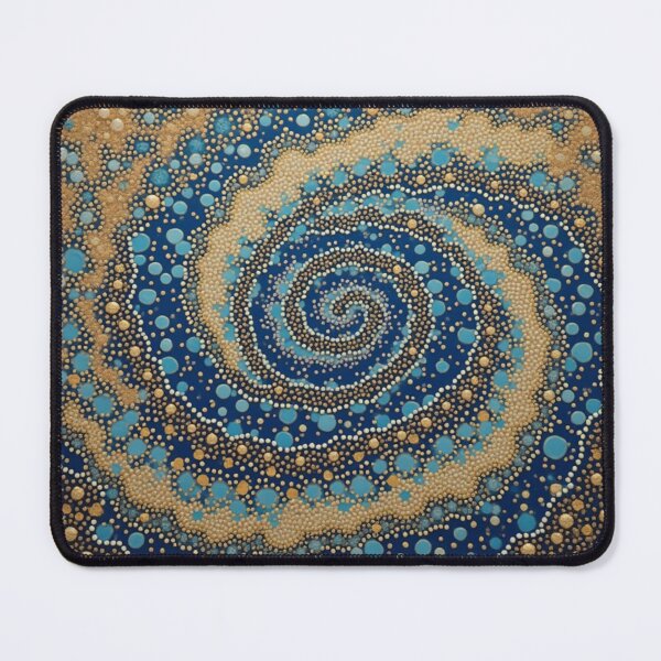 Item preview, Aboriginal Inspired Dot Art - Wavy Whirlwind of Pathways designed and sold by GrinGalore.